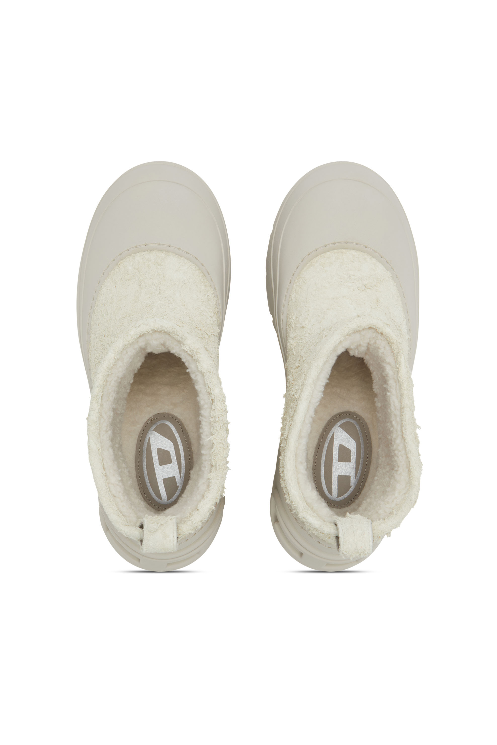 D-DONALD MONTONE, White/Grey Diesel - D-DONALD MONTONE, Man's D-Donald-Chunky ankle boot with lug sole in White/Grey - 4