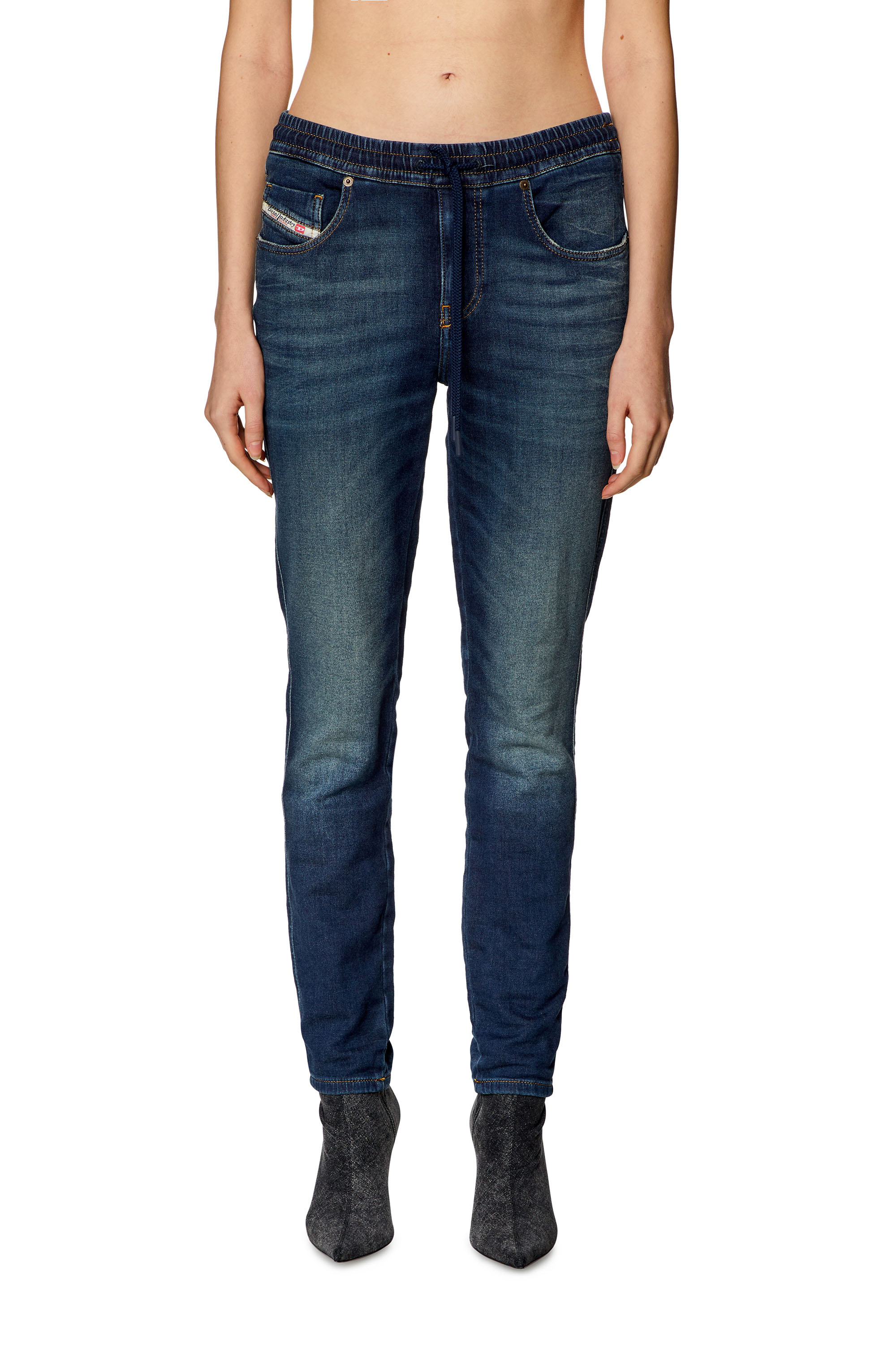 Diesel - Skinny 2061 D-Tail Joggjeans® 068HZ, Dark Blue - Image 1