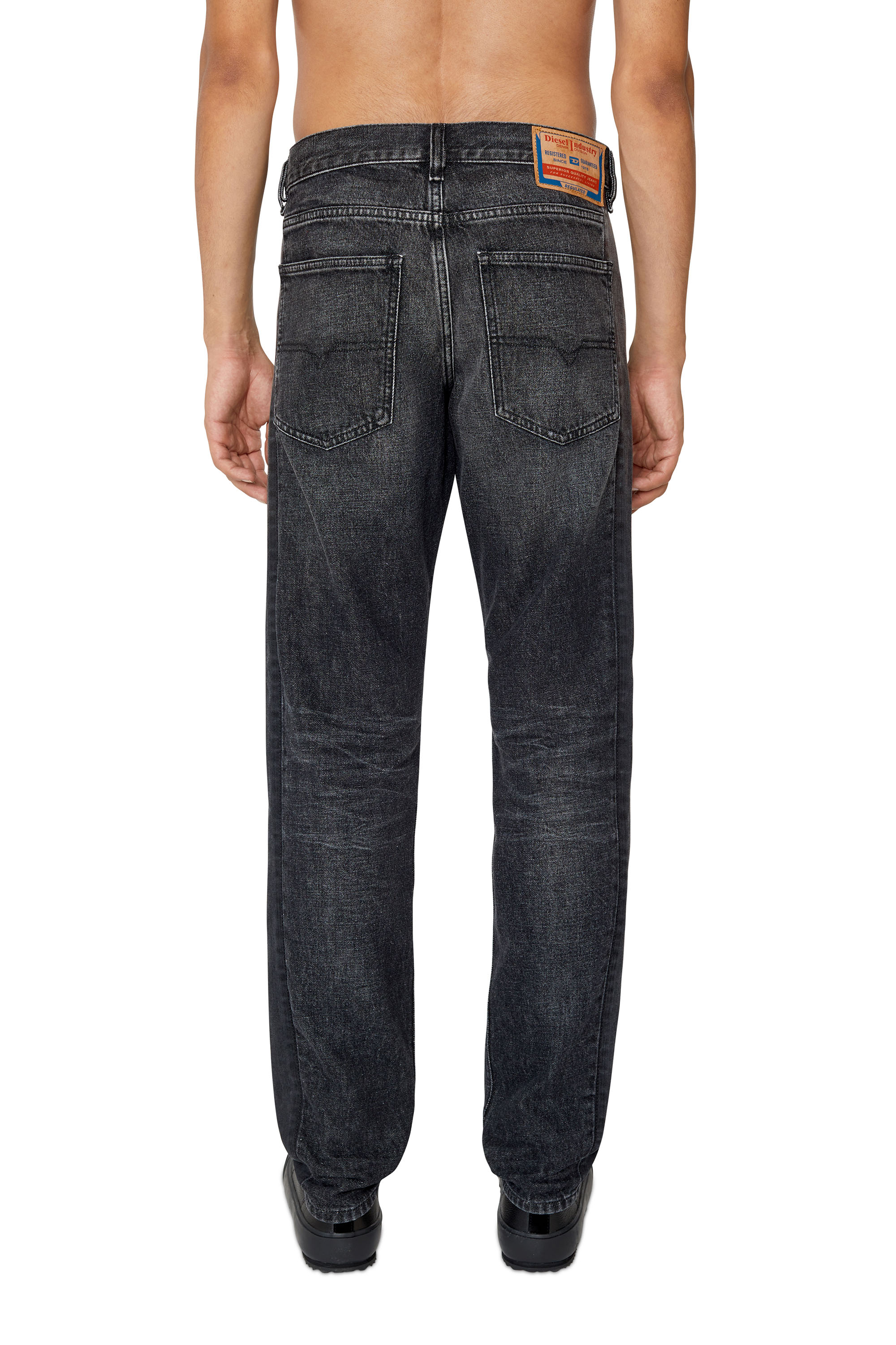 Diesel - 1995 D-Sark 007G9 Straight Jeans, Black/Dark grey - Image 3