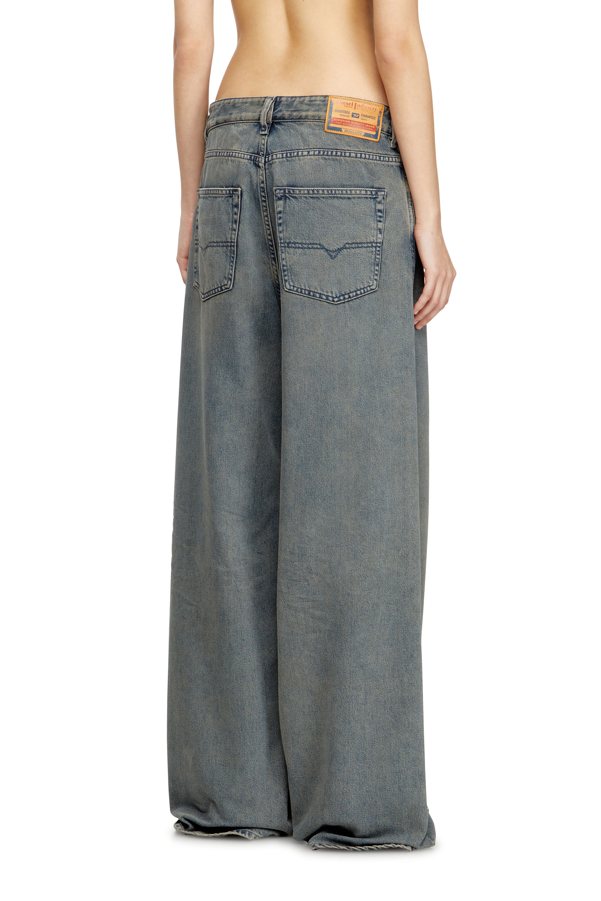 Diesel - Woman's Relaxed Jeans 1996 D-Sire 09N24, Medium blue - 4