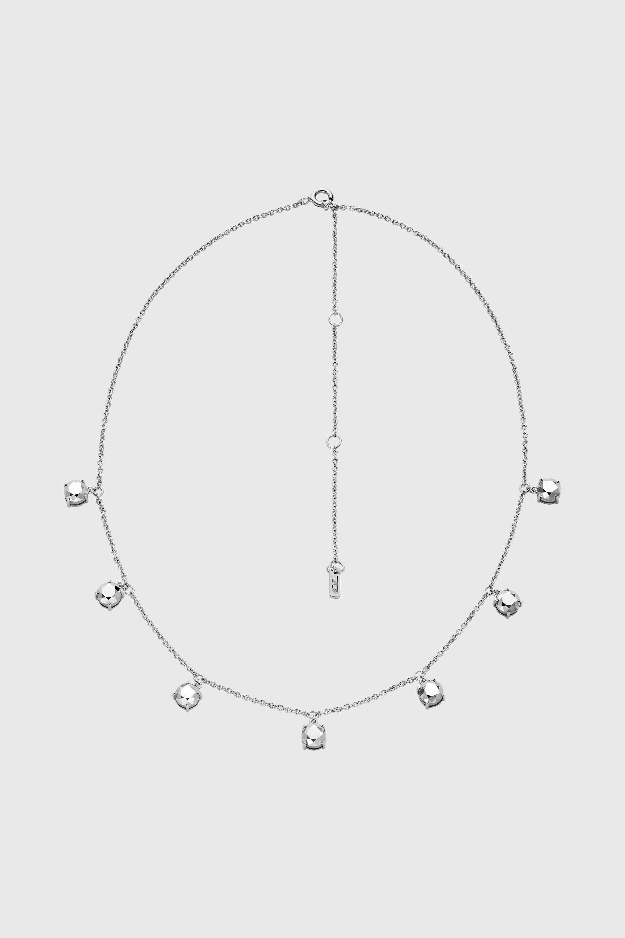 Diesel - DL1360040 STERLING SILVER JEWEL, Unisex's Sterling Silver Chain Necklace in Silver - 1