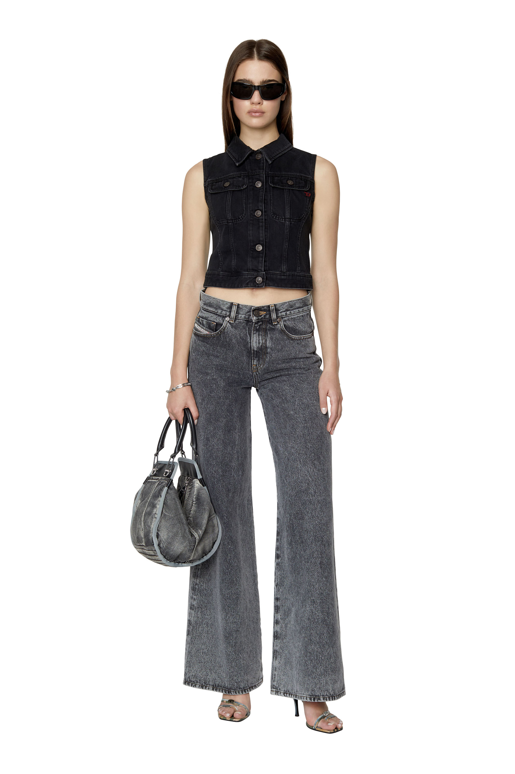 Diesel - DE-SLIMMY-SM, Black/Dark grey - Image 2