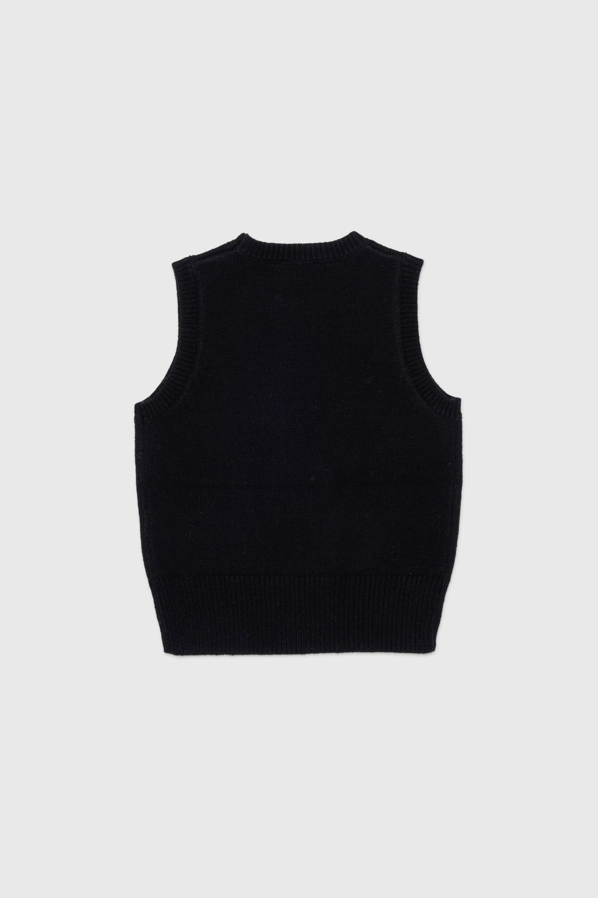 Diesel - KIMKY, Woman's Cashmere-enriched knit vest in Black - 2
